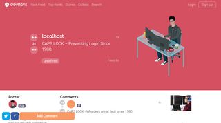 
                            6. CAPS LOCK – Preventing Login Since 1980. - devRant