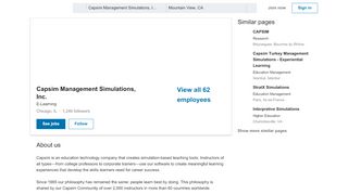 
                            8. Capsim Management Simulations Inc. | LinkedIn