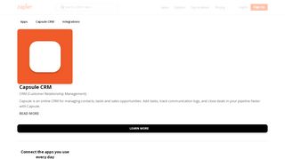 
                            9. Capsule CRM Integrations | Zapier