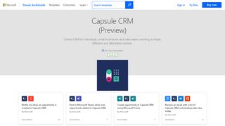 
                            7. Capsule CRM | Microsoft Flow