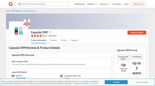 
                            5. Capsule CRM Reviews 2019 | G2 Crowd