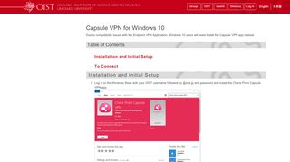 
                            10. Capsule VPN for Windows 10 | OIST Groups