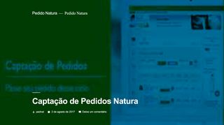 
                            11. Captação de Pedidos Natura - Pedidos Natura Online