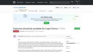 
                            4. Captchas should be available for Login-Forms · Issue #19749 · joomla ...