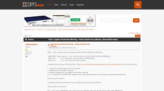 
                            6. Captive Portal Not Working - Fresh Install from pfSense - OPNsense ...