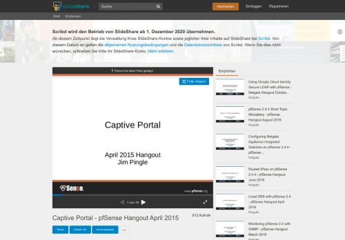 
                            5. Captive Portal - pfSense Hangout April 2015 - SlideShare