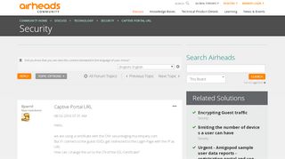 
                            7. Captive Portal URL - Airheads Community - Aruba Networks