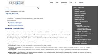 
                            12. Captive portals - Fortinet Online Help