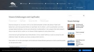 
                            12. CapTrader Erfahrungen 07/2018 » Finance.Coach