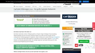 
                            10. CapTrader Erfahrungen (2019): Großer Test & 8/10 Punkte