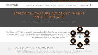 
                            5. Capture Advanced Threat Protection | SonicWall
