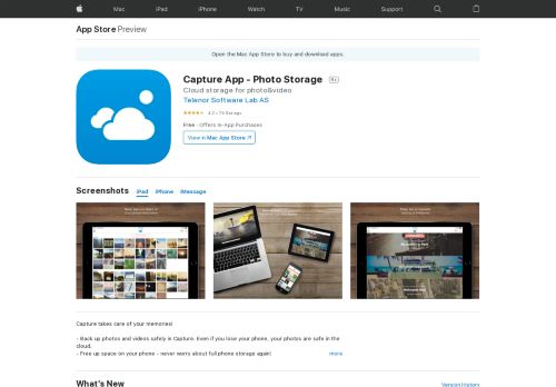 
                            13. Capture App - Photo Storage on the App Store - iTunes - Apple