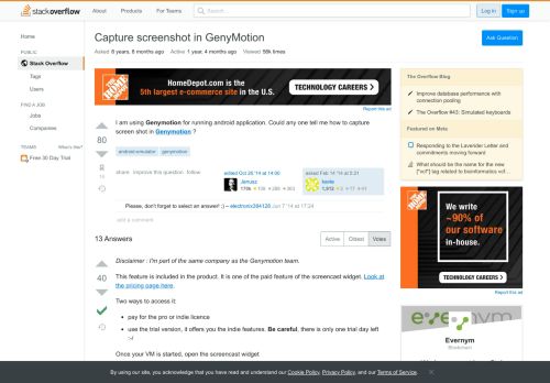 
                            4. Capture screenshot in GenyMotion - Stack Overflow
