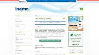 
                            5. CAR Bahia (CEFIR) - Inema