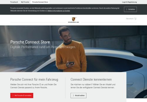 
                            3. Car Connect Services - Porsche Connect Store Schweiz