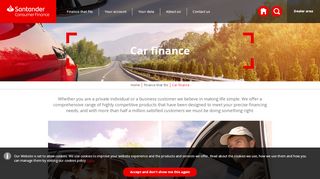 
                            4. Car finance – Santander Consumer UK