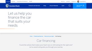 
                            4. Car financing | Standard Bank