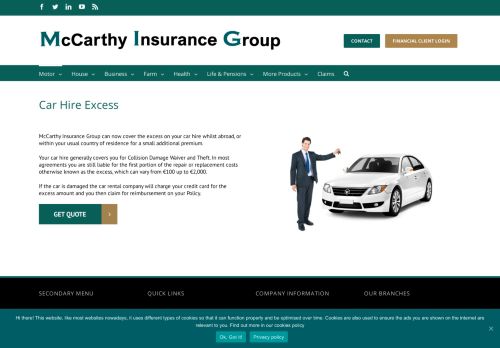 
                            9. Car Hire Excess | McCarthy Insurance Group
