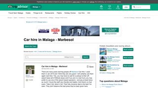
                            10. Car hire in Malaga - Marbesol - Malaga Message Board - TripAdvisor