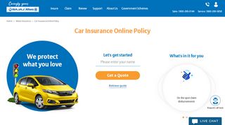 
                            11. Car Insurance - Buy/Renew Car Insurance Policy Online in India ...