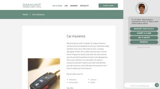 
                            2. Car Insurance - Oakhurst Insurance Company