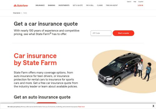 
                            10. Car Insurance Quotes - Save on Auto Insurance - State Farm