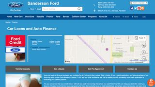 
                            8. Car Loans and Auto Finance | Sanderson Ford | Glendale, AZ