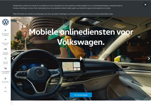 
                            3. Car-Net. Ervaar de mobiele online diensten van Volkswagen.