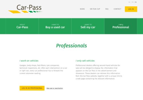 
                            3. Car-Pass for professionals