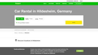 
                            8. Car rental in Hildesheim - Europcar