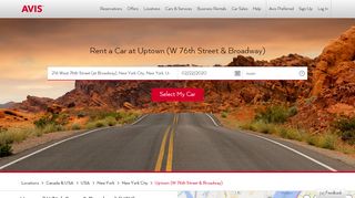 
                            6. Car Rental Uptown (W 76th Street & Broadway) | Avis Rent a Car