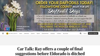 
                            11. Car Talk: Ray offers a couple of final suggestions before Eldorado is ...