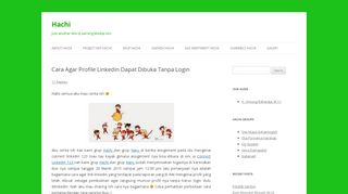 
                            1. Cara Agar Profile Linkedin Dapat Dibuka Tanpa Login | Hachi