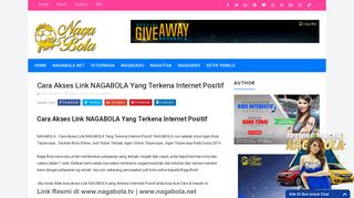
                            10. Cara Akses Link NAGABOLA Yang Terkena Internet Positif - INFO ...