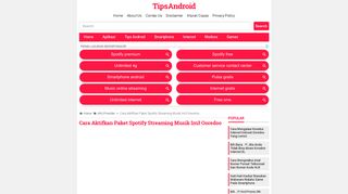 
                            12. Cara Aktifkan Paket Spotify Streaming Musik Im3 Ooredoo | Tips ...