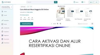 
                            8. Cara Aktivasi Akun Anggota IDI Online - Scribd