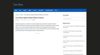 
                            11. Cara Aktivasi Aplikasi Mandiri Mobile di Android - Cara Bimo