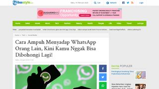 
                            4. Cara Ampuh Menyadap WhatsApp Orang Lain, Kini Kamu Nggak Bisa ...