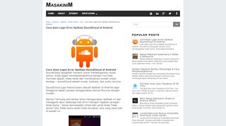 
                            6. Cara atasi Login Error Aplikasi SoundCloud di Android - MasakiniM