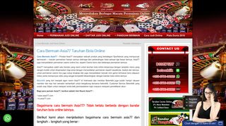 
                            5. Cara Bermain Asia77 | Daftar Asia77 Taruhan Bola Online | Asia77 ...