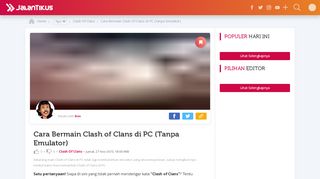 
                            4. Cara Bermain Clash of Clans di PC (Tanpa Emulator) - JalanTikus.com