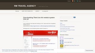 
                            8. Cara booking Tiket Lion Air melalui system Lion air | RM TRAVEL ...