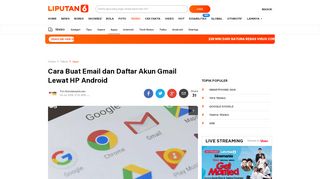 
                            7. Cara Buat Email dan Daftar Akun Gmail Lewat HP Android - Tekno ...