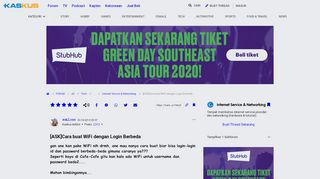 
                            3. Cara buat WiFi dengan Login Berbeda | KASKUS