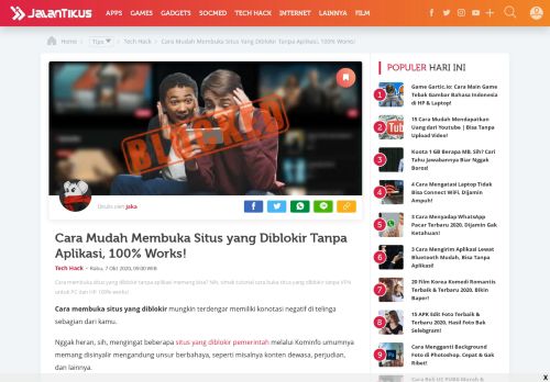 
                            13. Cara Buka Situs yang Diblokir Tanpa Aplikasi| HP & PC - JalanTikus ...