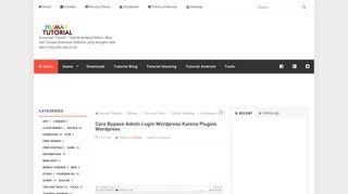 
                            6. Cara Bypass Admin Login Wordpress Karena Plugins Wordpress ...