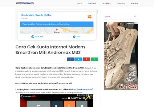 
                            12. Cara Cek Kuota Internet Modem Smartfren Mifi Andromax M3Z