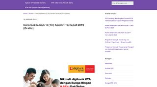 
                            10. Cara Cek Nomor 3 (Tri) Sendiri Tercepat 2019 • Sikatabis.com