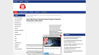 
                            9. Cara Cek Proses Pencairan Dana Program Indonesia Pintar (PIP ...