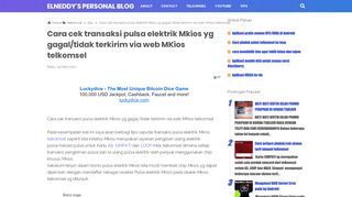 
                            12. Cara cek transaksi pulsa elektrik Mkios yg gagal/tidak terkirim via web ...